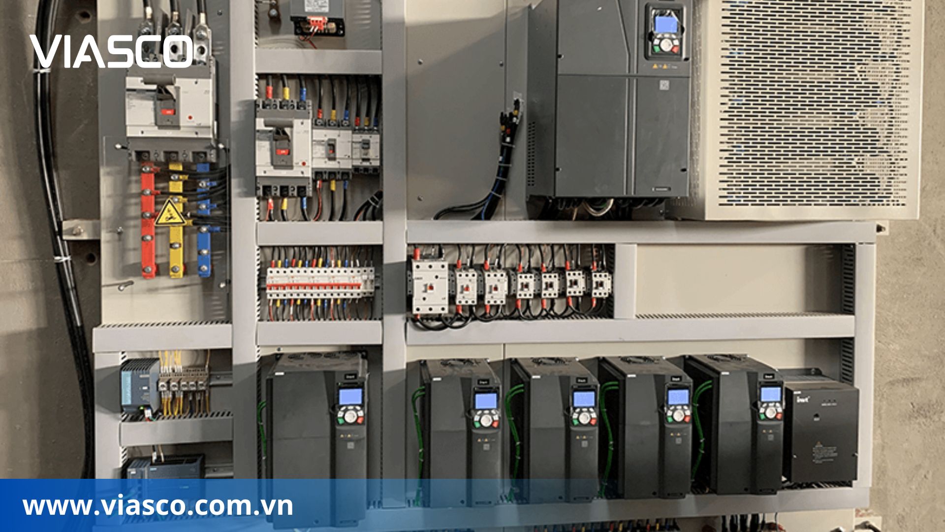 Tủ điều khiển hệ thống xeo giấy đồng bộ tốc độ cao- Viasco